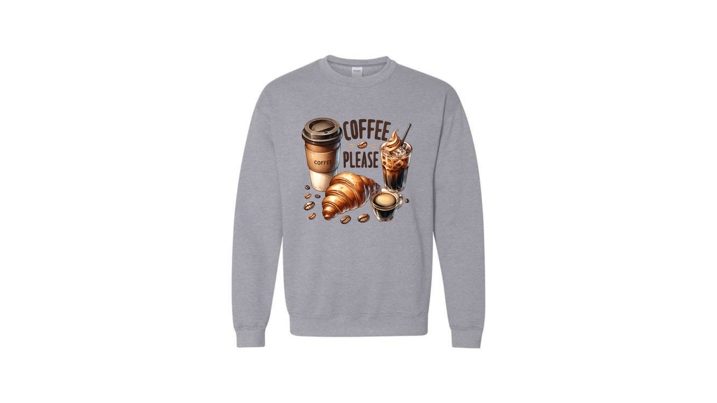 Crewneck adulte coffee please