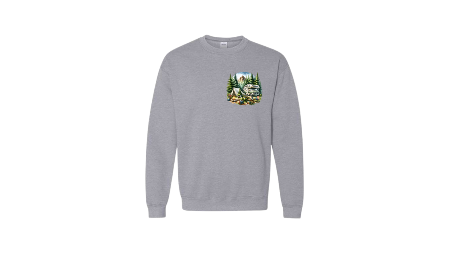 Crewneck adulte camping