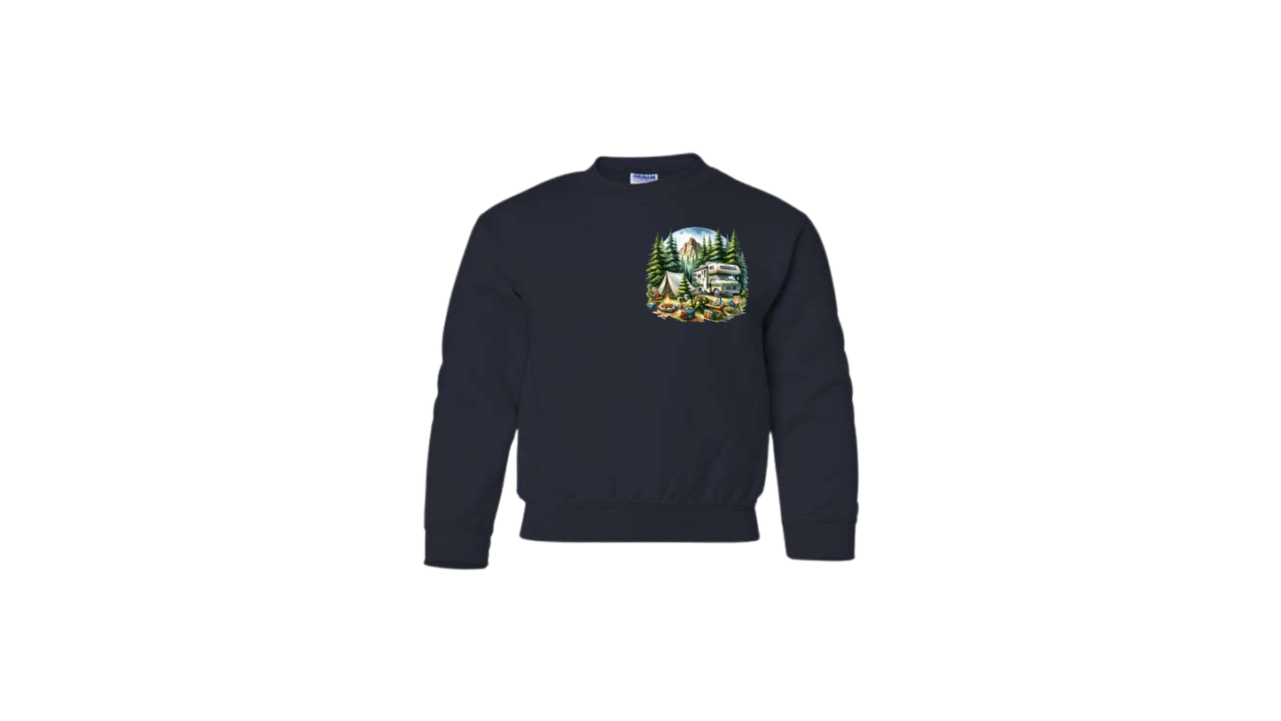 Crewneck enfant camping