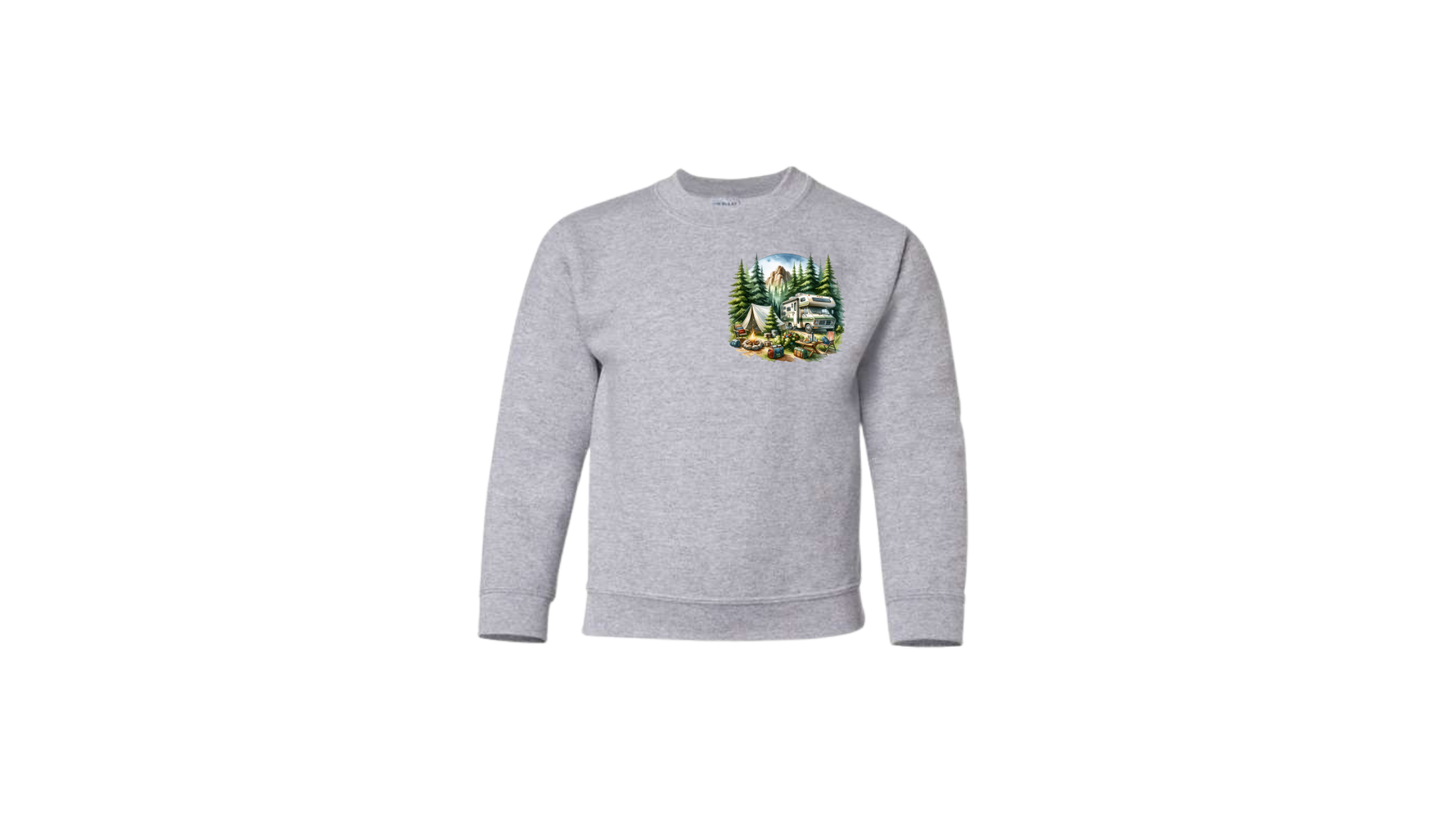 Crewneck enfant camping