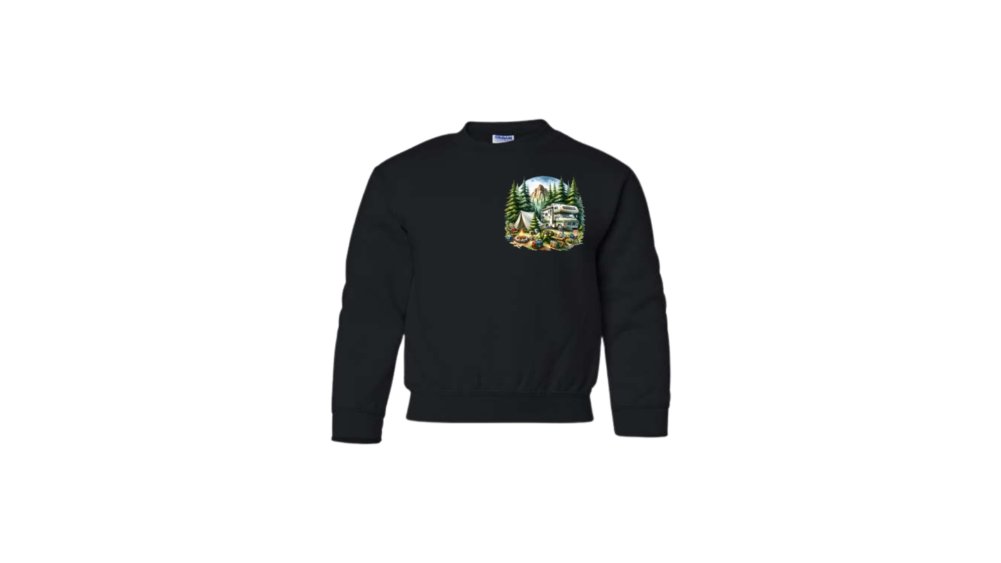 Crewneck enfant camping