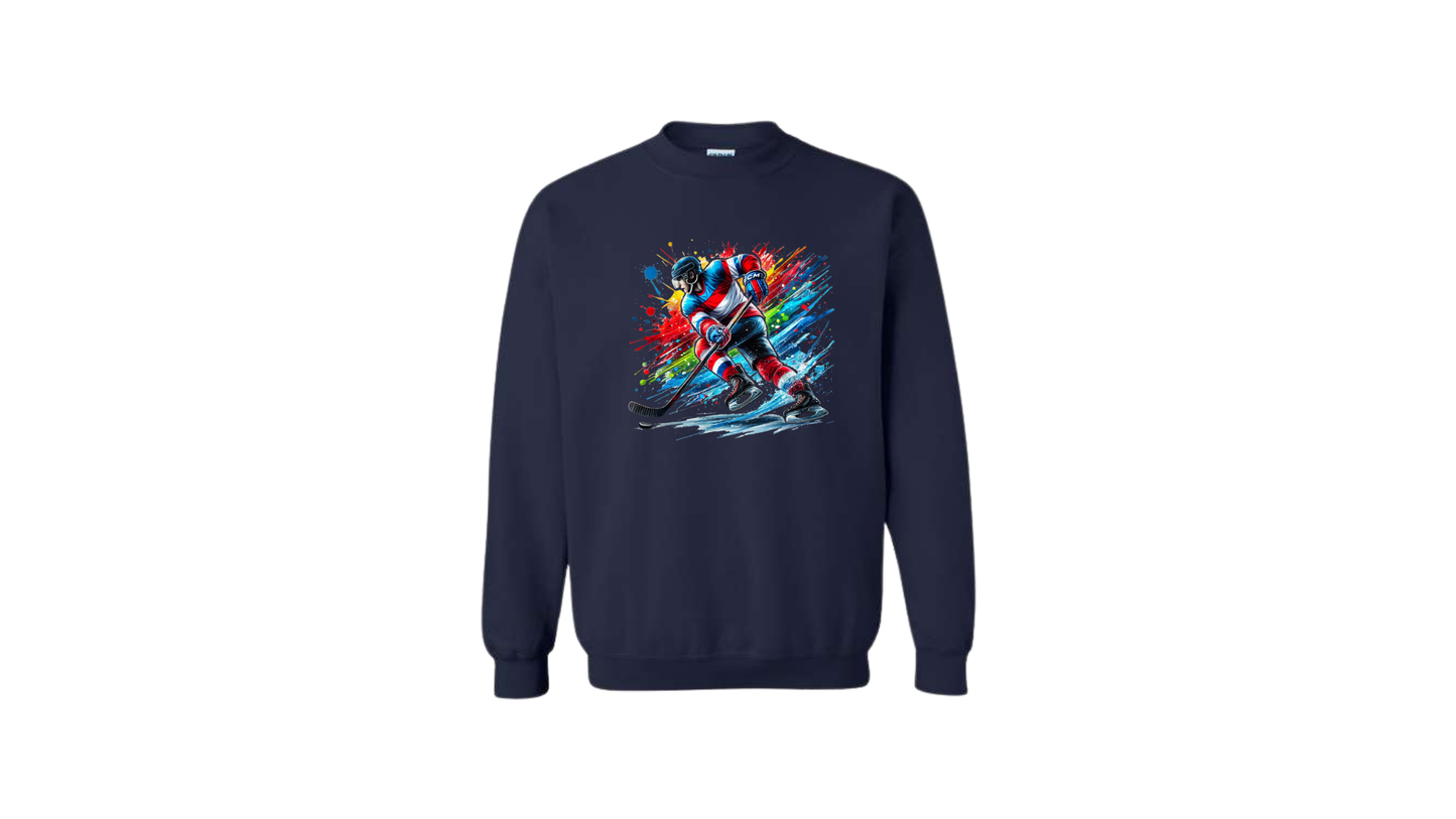 Crewneck adulte joueur hockey