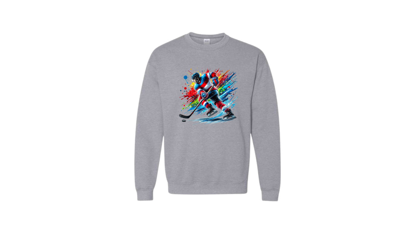 Crewneck adulte joueur hockey