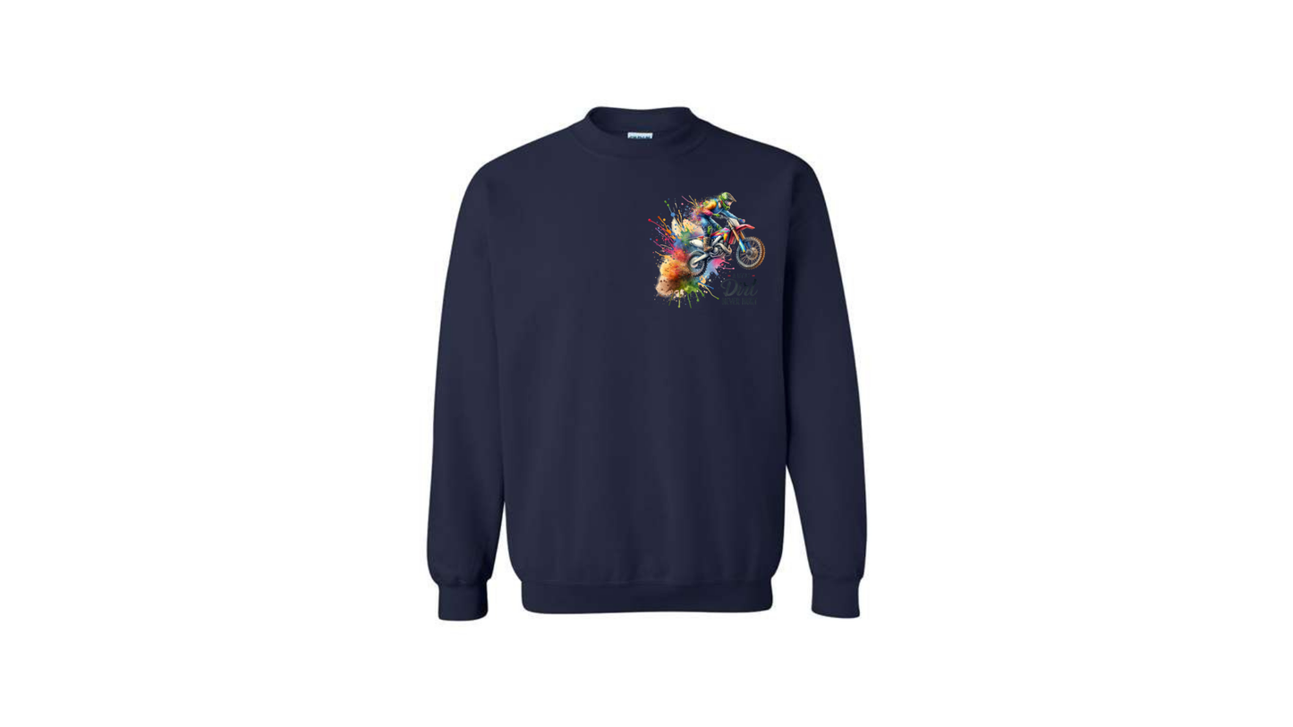 Crewneck adulte motocross