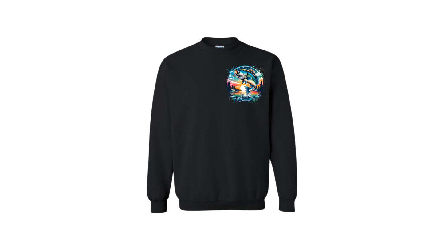 Crewneck adulte poisson