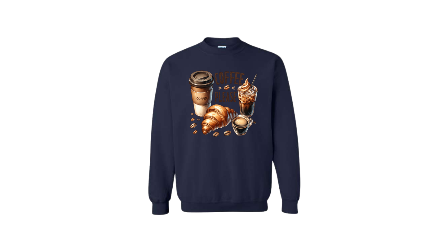 Crewneck adulte coffee please