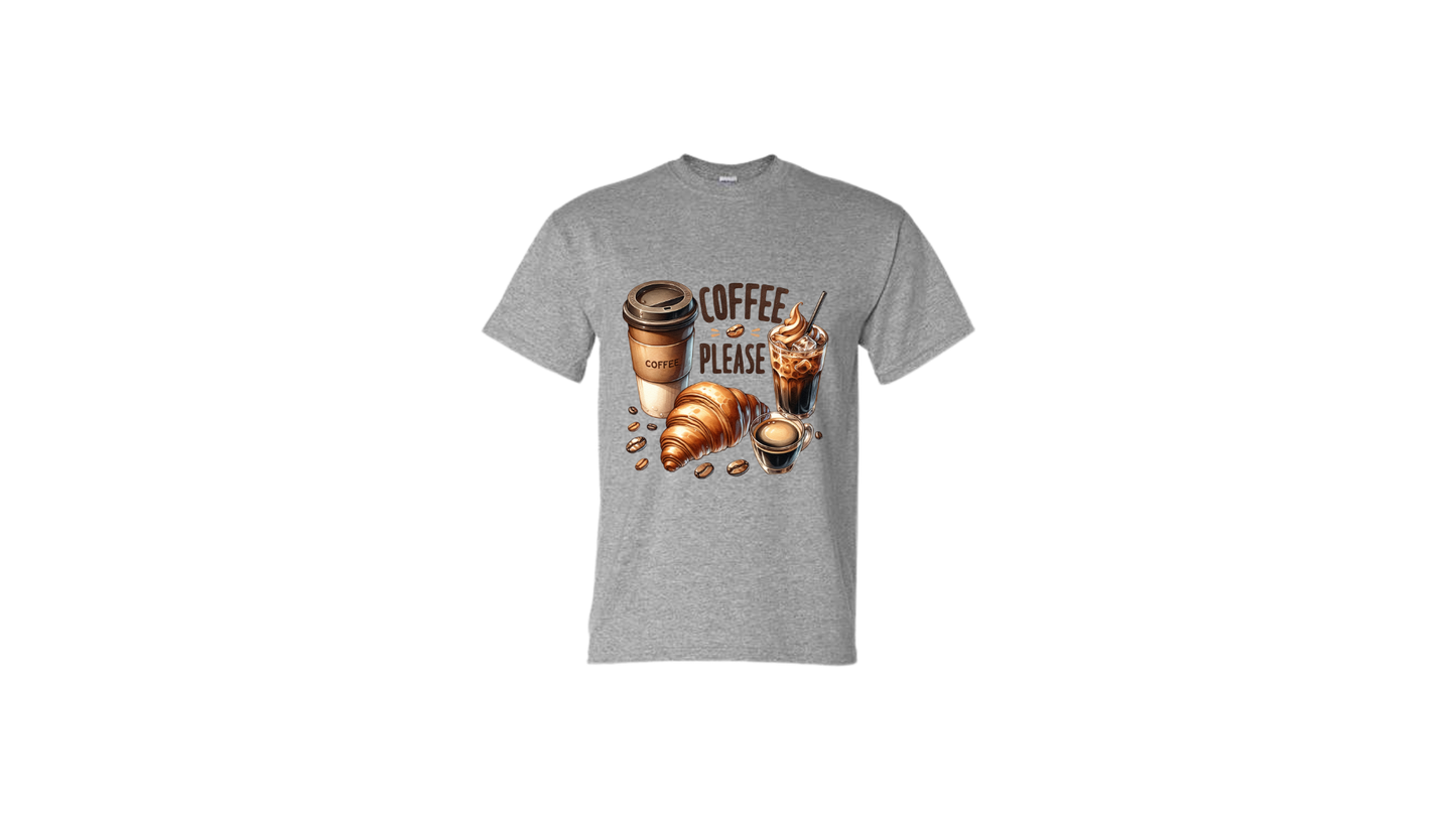 T-shirt Adulte Coffee please