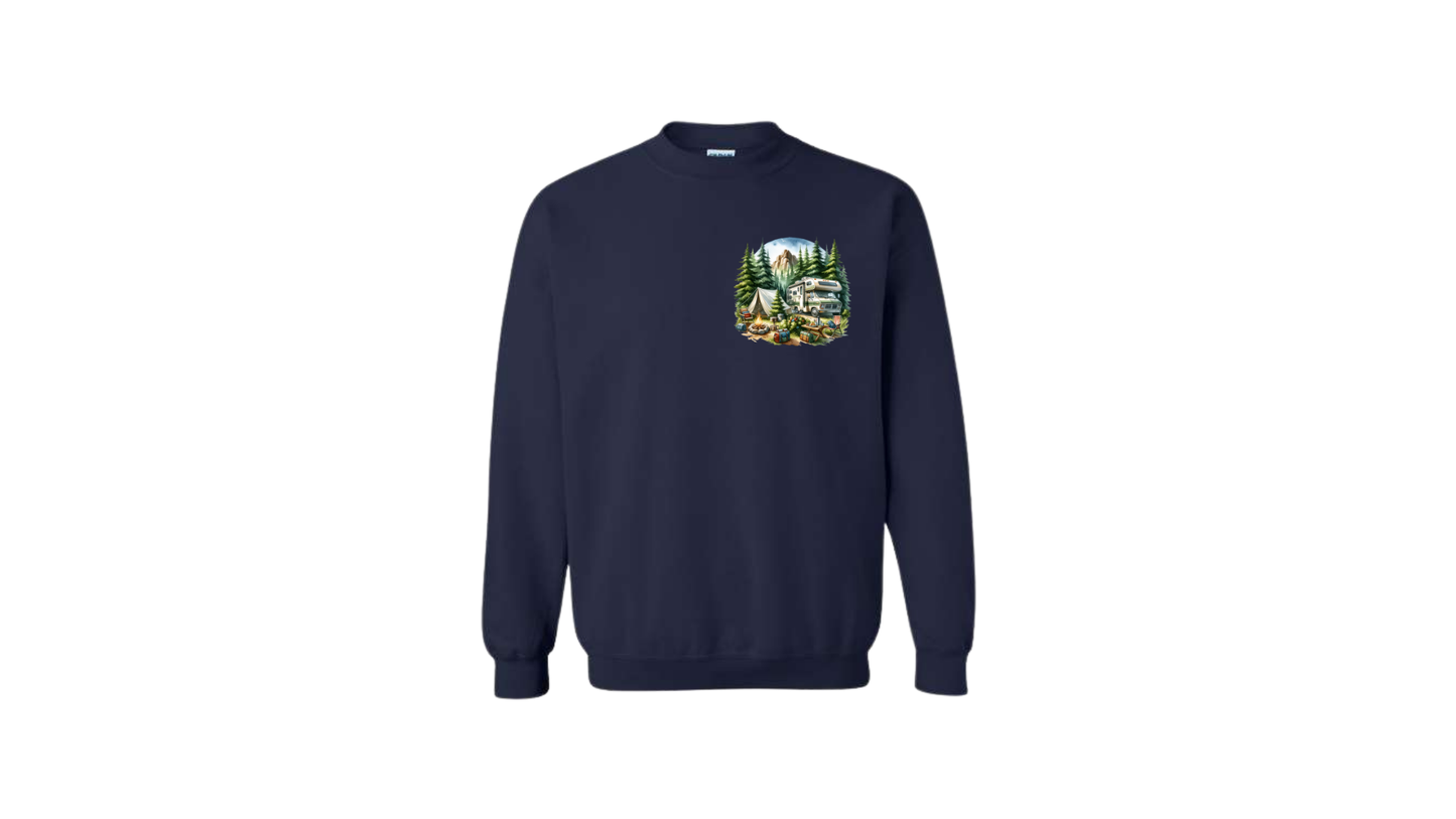 Crewneck adulte camping