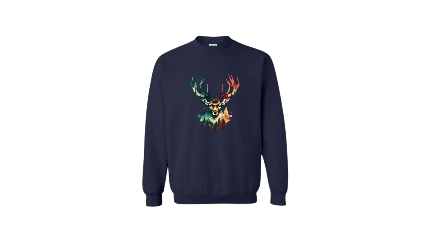 Crewneck adulte chevreuil