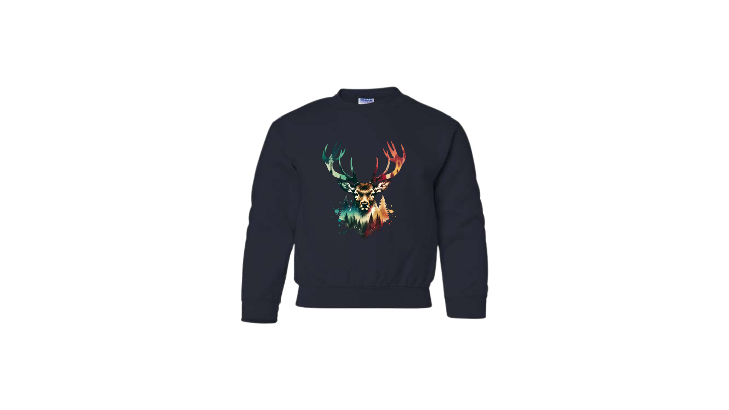 Crewneck enfant chevreuil