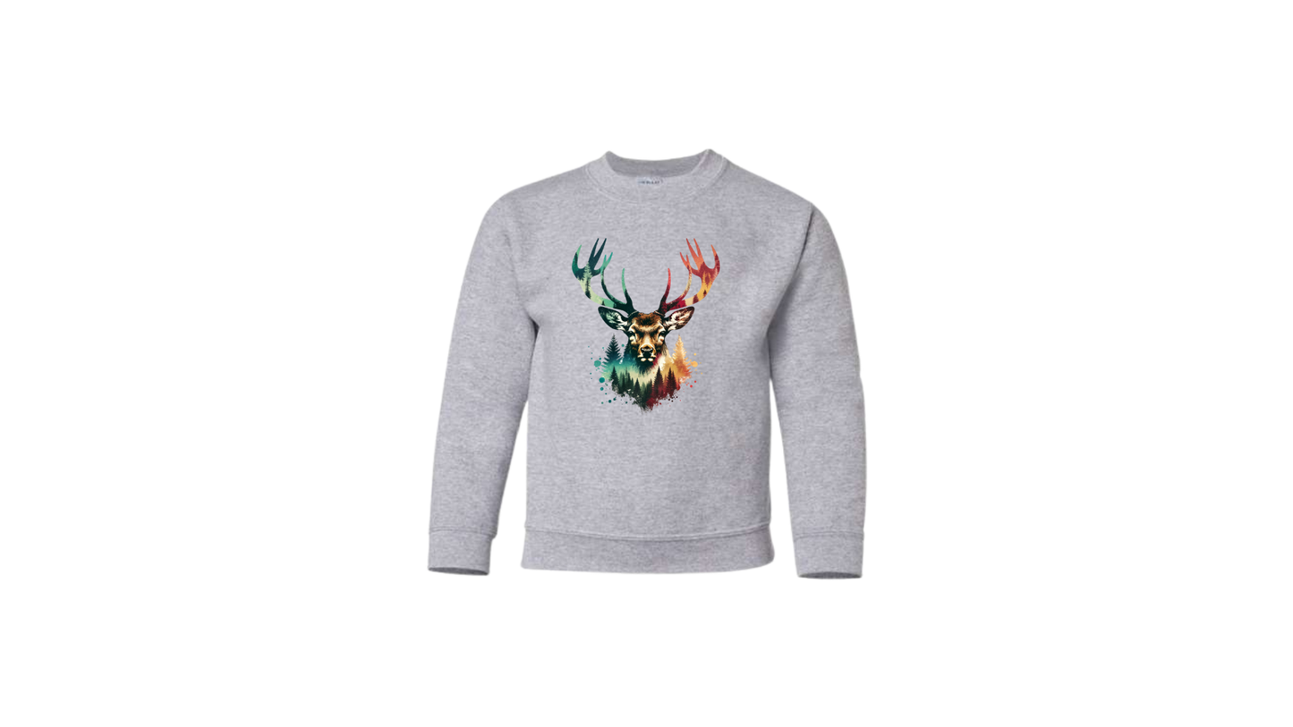 Crewneck enfant chevreuil