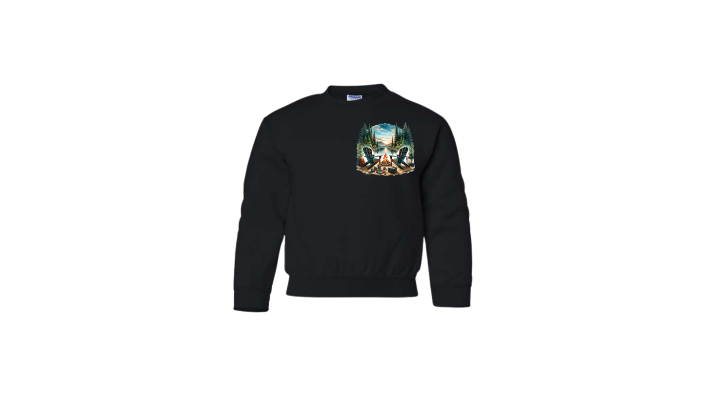 Crewneck enfant feu